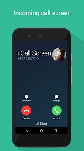 i Call screen Free + Dialer Screenshot