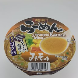 Hikkari Menraku Miso Cup Ramen 76.7g Box