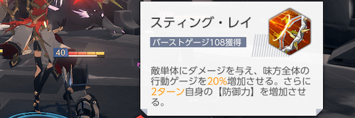 行動ゲージ増加を活用する