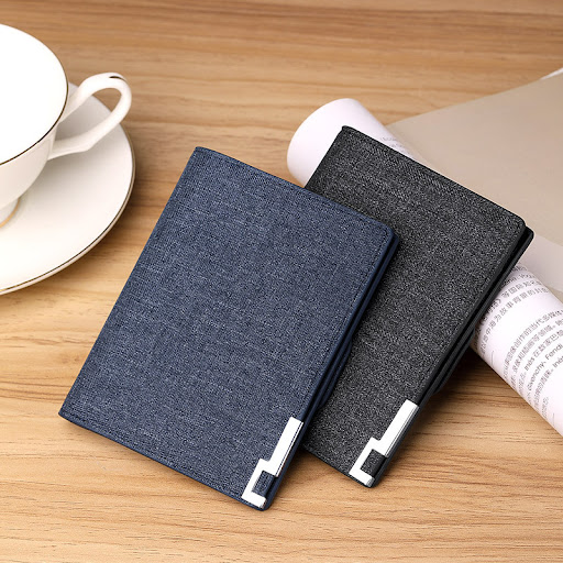 Title 5, Mens Fashion Multifunctional Short Canvas Card...