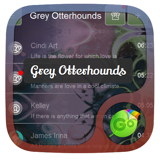 Grey Otterhounds GO SMS 個人化 App LOGO-APP開箱王