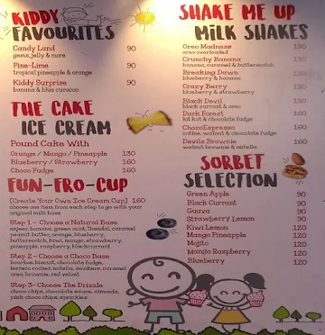 Fro Rolls menu 