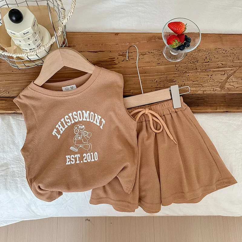 Title 6, Koreaanse zomeroutfit voor babys en kinderen, ...