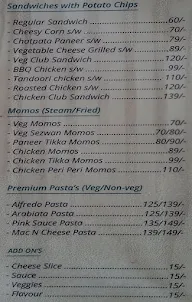 Panino Cafe menu 1