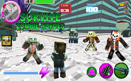 Mutant Block Zombie Attack