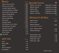 Gowdru Mane Hotel menu 8