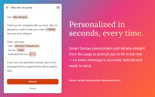 Message Templates & Text Snippets – Reply10X (formerly Templify) screenshot 2