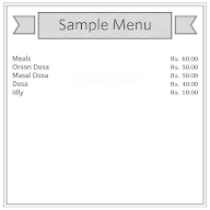 Sri Malaimagal Hotel menu 1