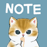 Notepad Cute Cats by mofusand icon