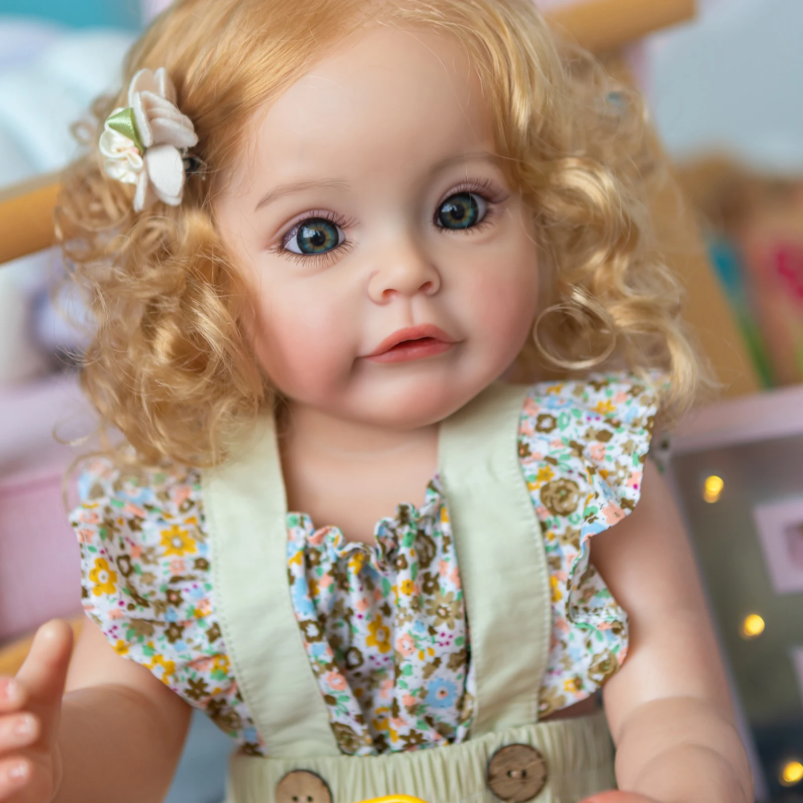 Title 2, 55cm Vollklebe Reborn Baby Puppe Wassersimulati...