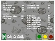 Dilli Di Galli menu 1