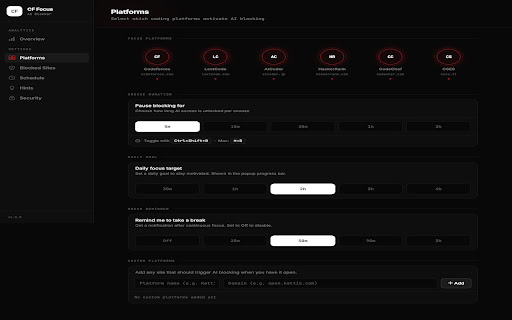 CF Focus — AI Blocker for Competitive Programming screenshot 2