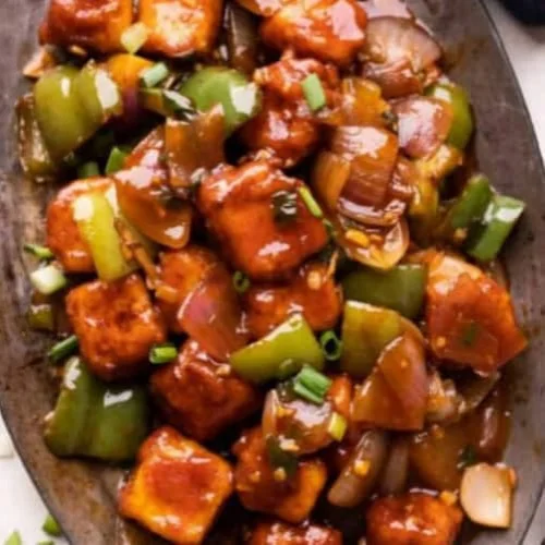 Chilli Paneer (Gravy)