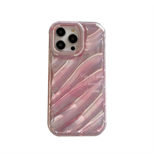 Title 1, 3D Inside Wave Halo Staining Cute Phone Case. P...