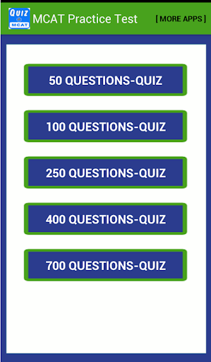 MCAT Quiz 2000 Questions