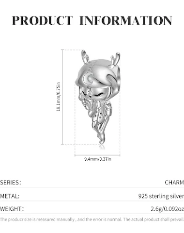 S925 Sterling Silber Milu Maiden Be - 1