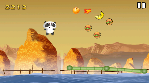 Panda Run : Sky Surf