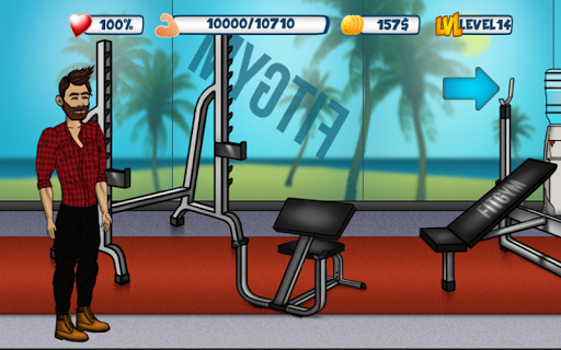 Code Triche Iron Muscle 2 - Bodybuilding and Fitness game APK MOD 5