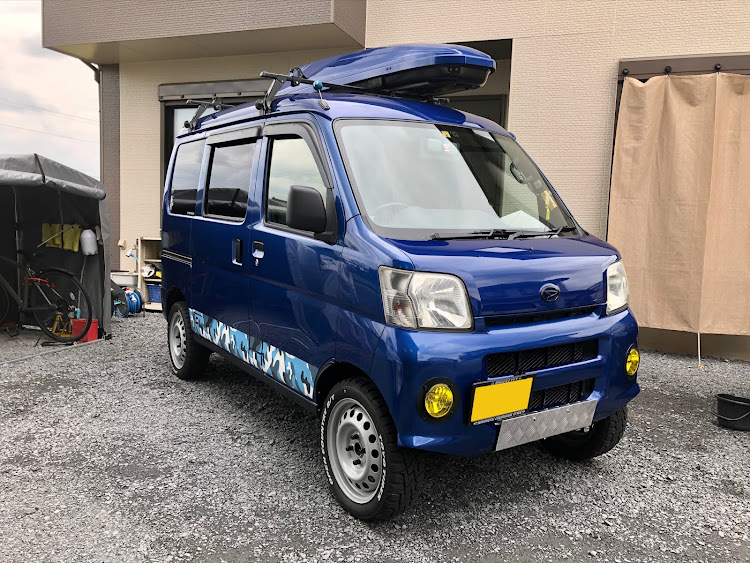 ハイゼットカーゴのワックス掛け・オープンカントリーRT・パンク修理に関するカスタム事例の投稿画像1枚目