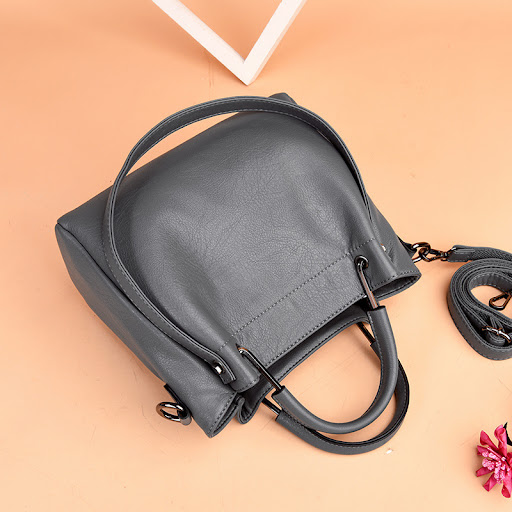 Title 5, Korean Fashion Womens Soft Leather Retro Bucke...