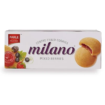 Parle Milano Cntr Filled Mix Berries 75 Gm