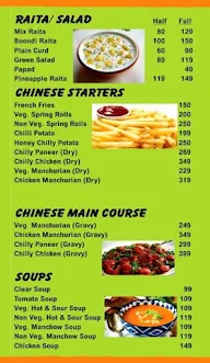 Amritsar Foodies menu 2