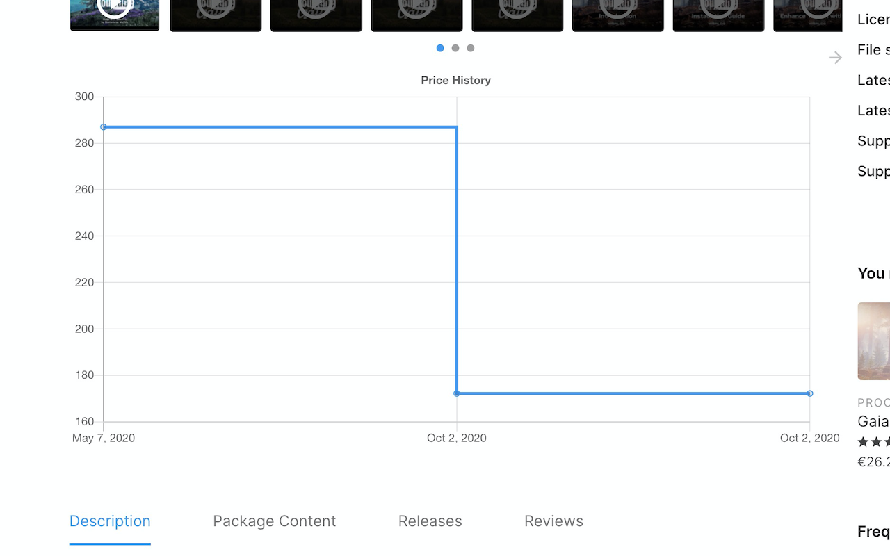 Unity Asset Store Price Tracker Preview image 1