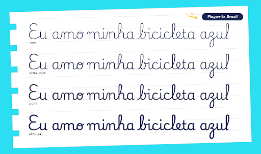 Playwrite Brasil - Google Fonts
