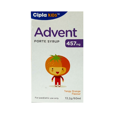 Advent Forte 457 Mg Tangy Orange Flavour Syrup 60 Ml