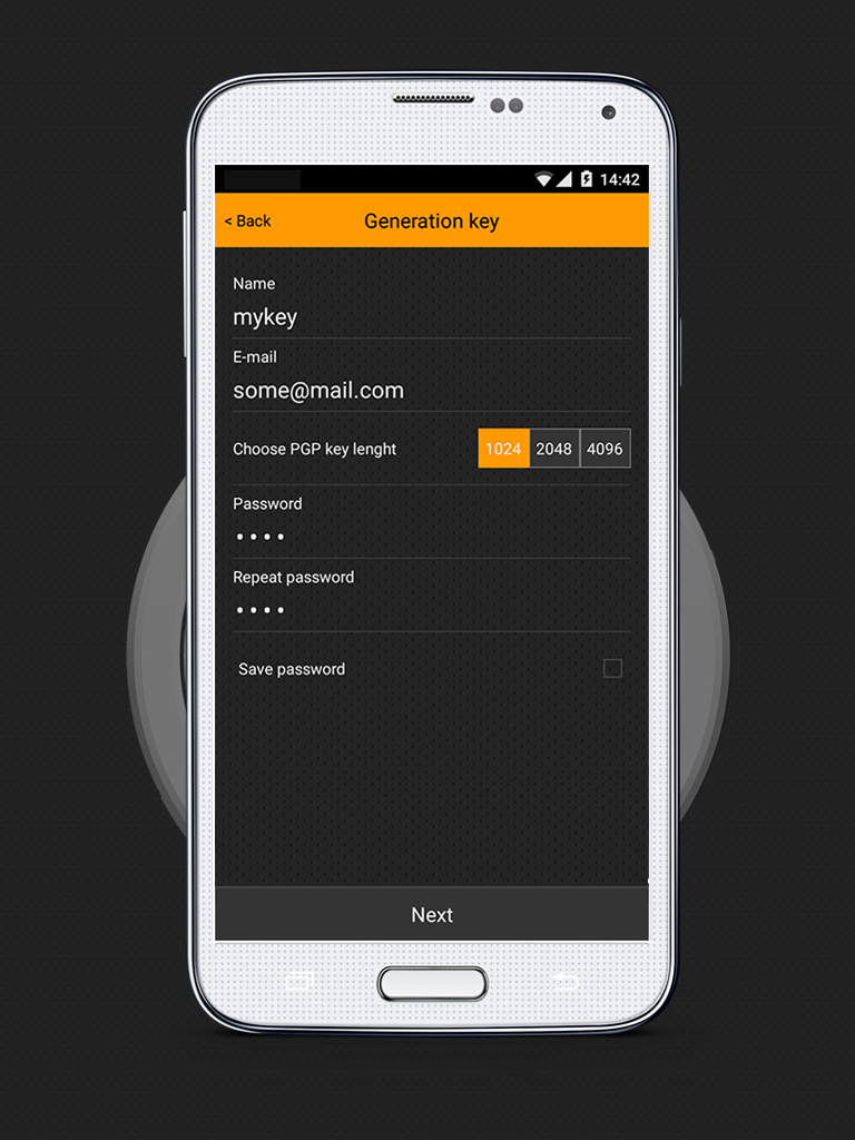 Android application PGPTools screenshort