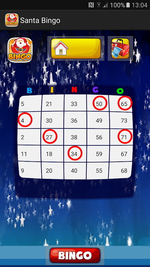 Santas Bingo Screen 3