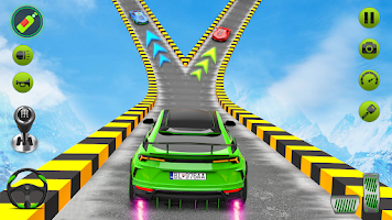 Impossible Mega Ramp Car Stunt Screenshot