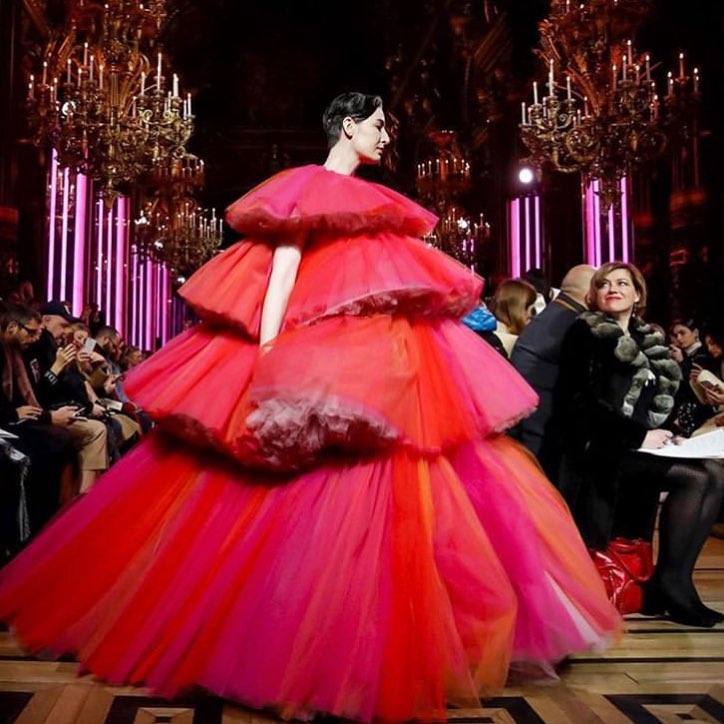 Elsa Schiaparelli, Spring/Summer haute collection couture show, Paris, 2019.