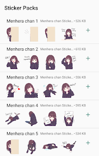Menhera chan Stickers For PC Windows 7/8/10 Free Download