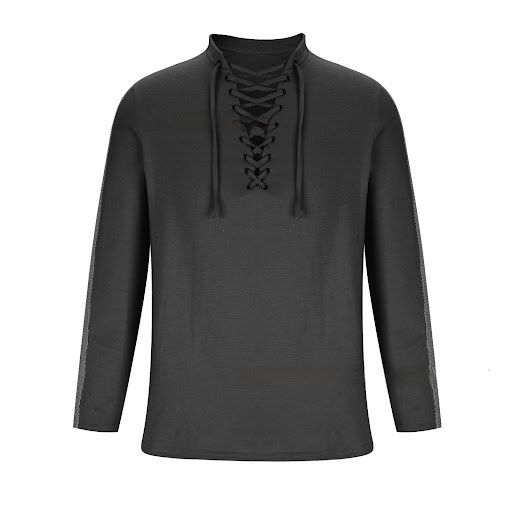 Title 5, Mesh Long-sleeved Solid Color Collar Top provid...