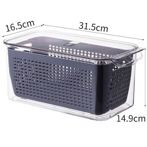 Title 12, Large Capacity Sealed Food Storage Box With Lid...