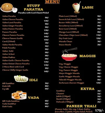 The Choice Food menu 