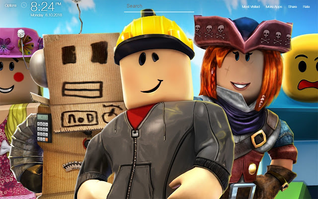 Roblox HD New Tab Wallpapers