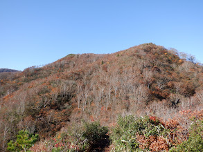 三方山の登りに