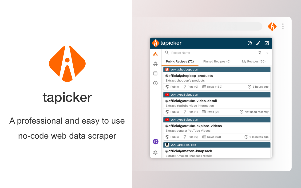 Tapicker - Powerful Web Data Scraper Preview image 3