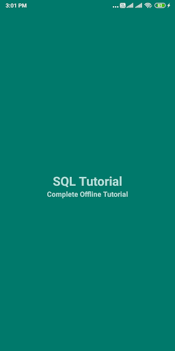 Screenshot SQL Tutorial