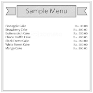 Cake Captains menu 1