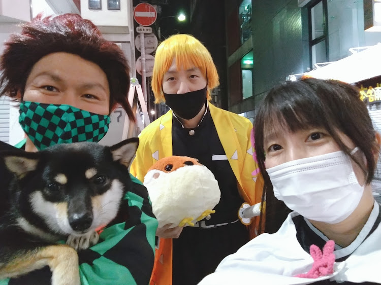 あきら 甲冑犬 亜月さんが投稿した熊本・ハロウィン・仮装・コラボ・鬼滅の刃に関するカスタム事例の投稿画像10枚目
