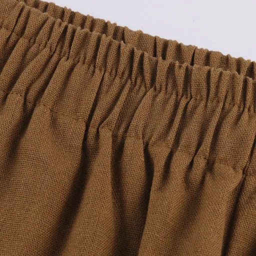 Title 17, Mens Vintage Solid Color Linen Pants Harajuku ...