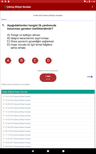 Ehliyet Sınav Soruları 2020 PRO Reklamsız