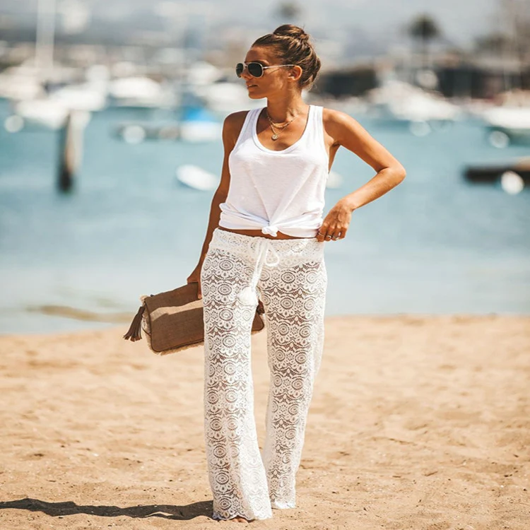 Title 2, New European and American Lace Hollow Beach Pan...