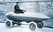 The torpedo-shaped La Jamais Contente.