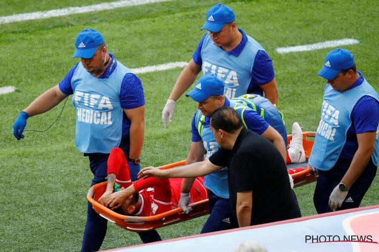 Bronn revient sur son but et sa blessure contre la Belgique: "J'ai pleuré des larmes de bonheur sur le brancard"