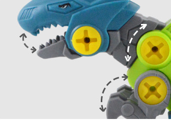 Title 4, Disassembly Dinosaur Egg Childrens DIY Toy. Bu...