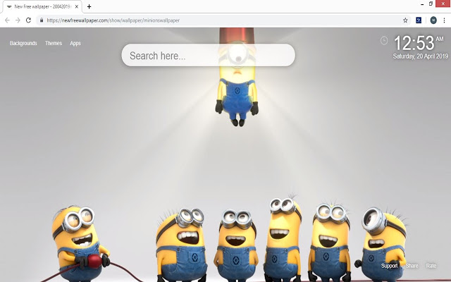 ミニオンズのhd壁紙new Tab